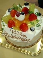 誕生日ケーキ